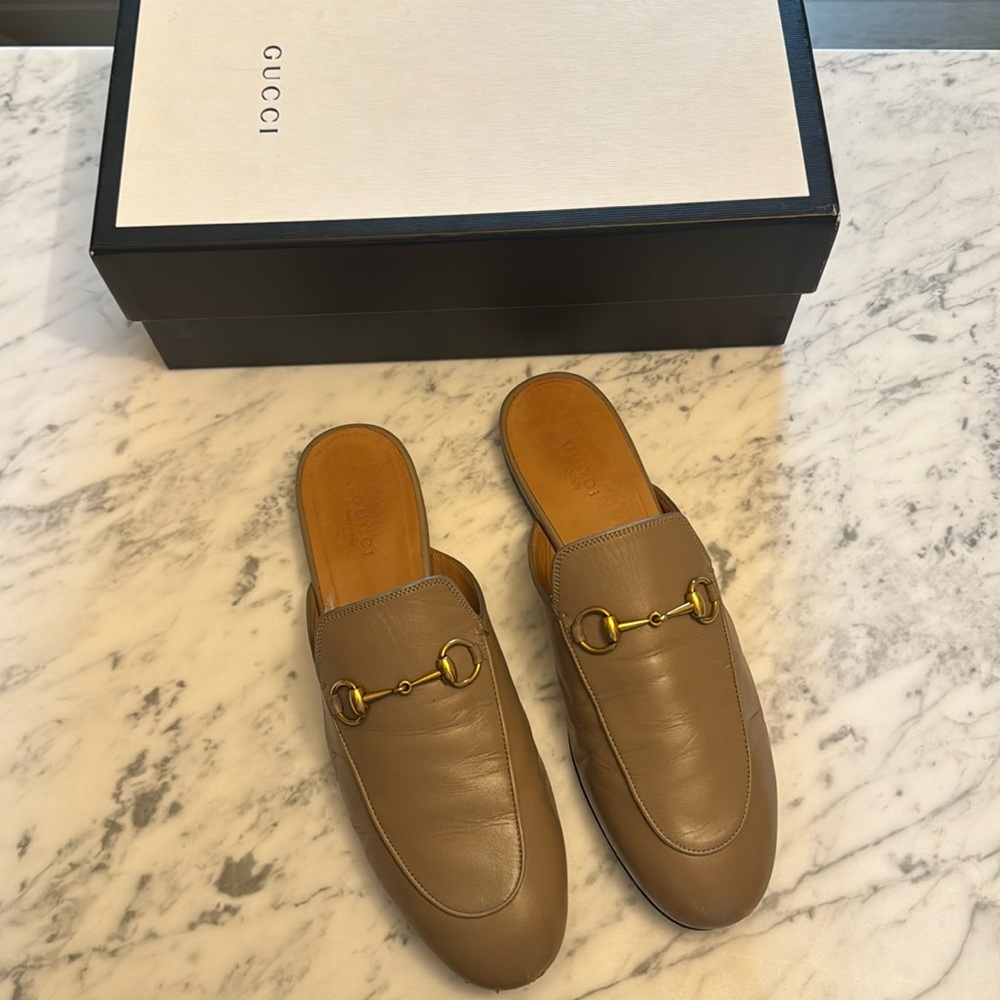 Mud Gucci Princetown Mule